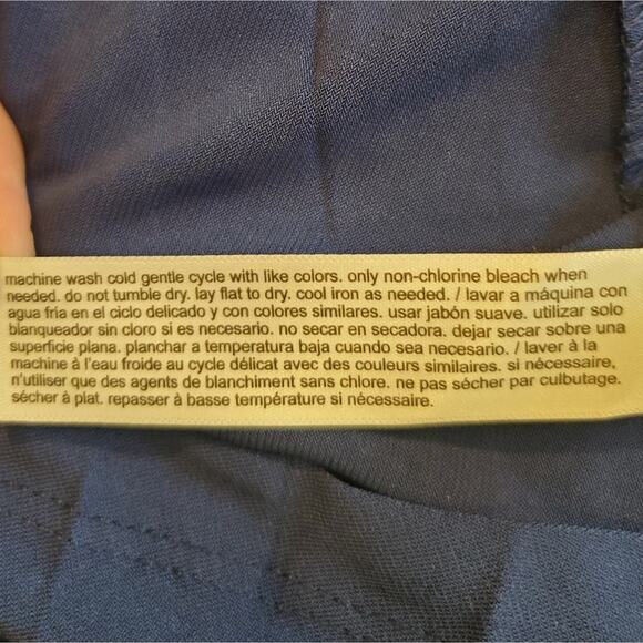 NWT Eloquii Blue Knot Front Pleated Skirt Dress Sz 24 - Picture 13 of 14